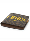 All-over FF Motif Half Wallet Brown - FENDI - BALAAN 5