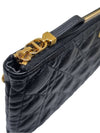 Women s S5086UWHC Caro Large Black Cannage Daily Pouch Clutch Bag Strap - DIOR - BALAAN 5