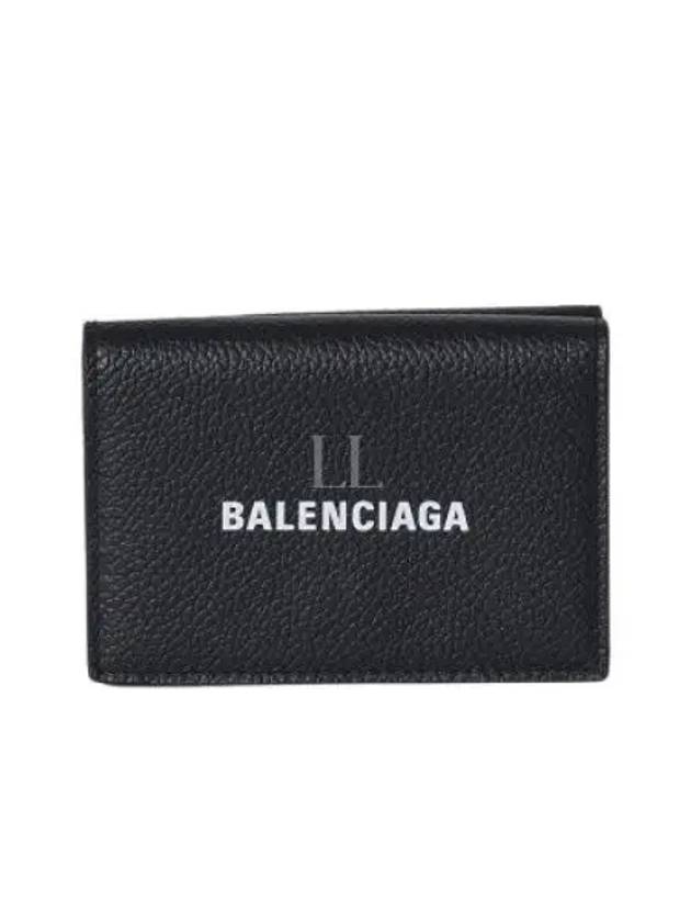 logo print mini wallet black - BALENCIAGA - BALAAN 2