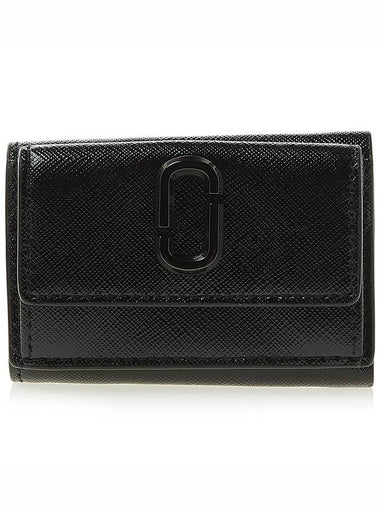 Mini Snapshot Tri-Fold Half Wallet Black - MARC JACOBS - BALAAN 1