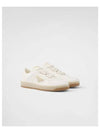 Downtown Nappa Leather Low Top Sneakers Ivory - PRADA - BALAAN 2