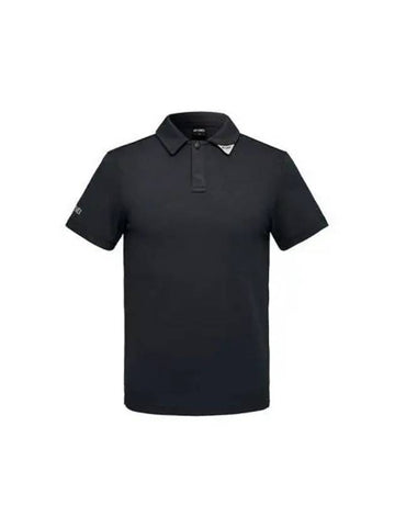 YONEX 241TS059U Stone Charcoal Comfort Casual Collar Short Sleeve T Shirt - YOUNESS - BALAAN 1