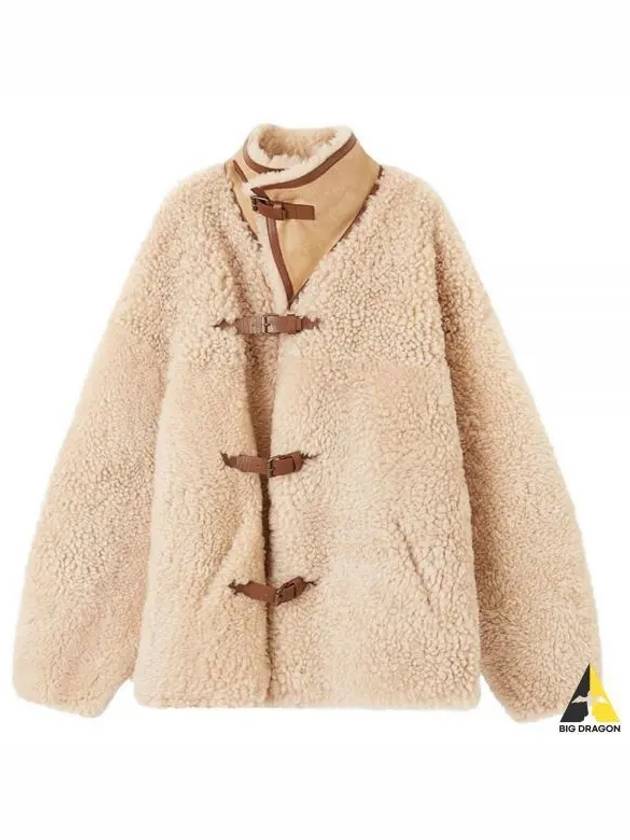 Women s Shearling Coat Beige MA1323 22H001I - ISABEL MARANT - BALAAN 1