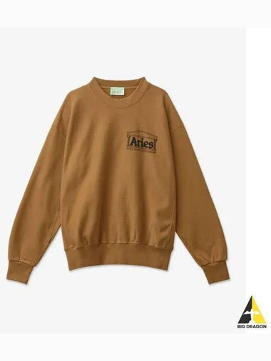 Premium Temple Sweatshirt Camel FTAR20000CML - ARIES - BALAAN 1