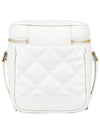 Vanity Quilting Shoulder Bag White - SAINT LAURENT - BALAAN 6