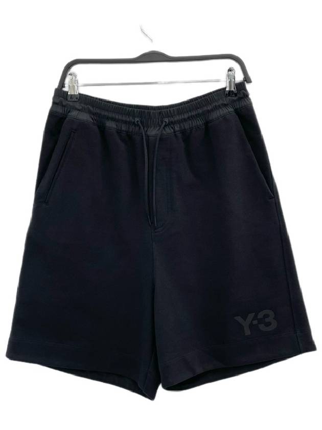 Classic Small Logo Cotton Shorts Black - Y-3 - BALAAN 2