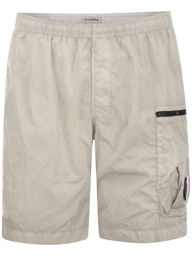 Eco Chrome R Utility Swim Shorts Grey - CP COMPANY - BALAAN 2