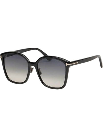 Eyewear Horn Rim Square Over Sunglasses Black - TOM FORD - BALAAN 1