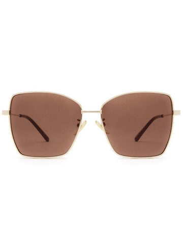 Eyewear Oversized Square Sunglasses Gold - BALENCIAGA - BALAAN.