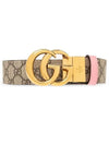 GG Marmont Reversible Leather Belt Beige Pink - GUCCI - BALAAN 2