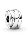 Polished Ribbon Clip Charm Silver - PANDORA - BALAAN 1