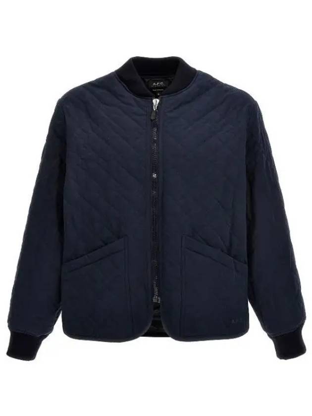 Men's Arcade Quilted Bomber Jacket Navy - A.P.C. - BALAAN 2