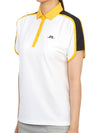 Golf Beatrix Short Sleeve Polo Shirt White - J.LINDEBERG - BALAAN 3