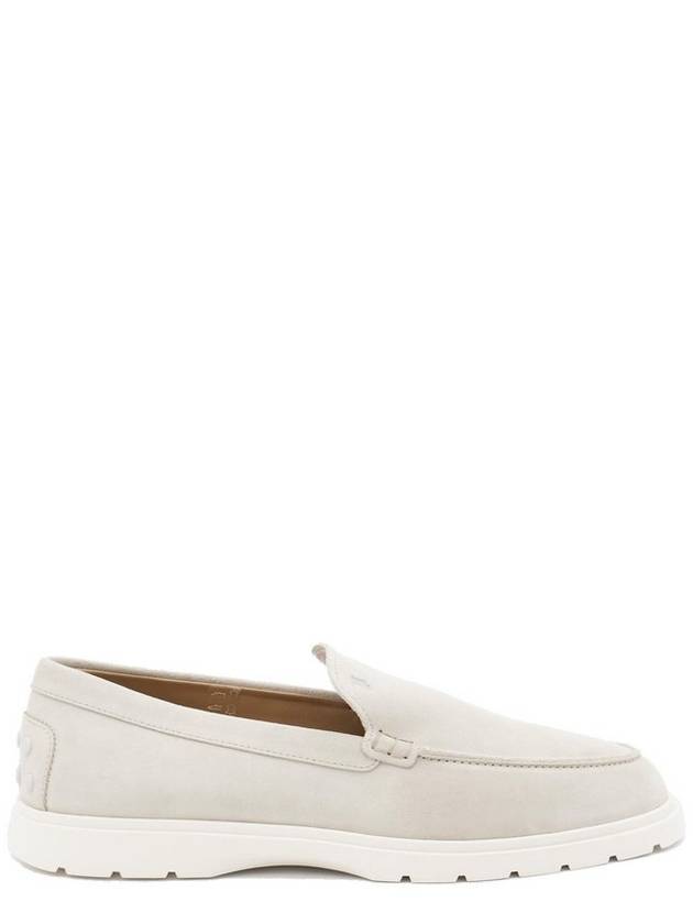 Suede Loafers Light Grey - TOD'S - BALAAN 1