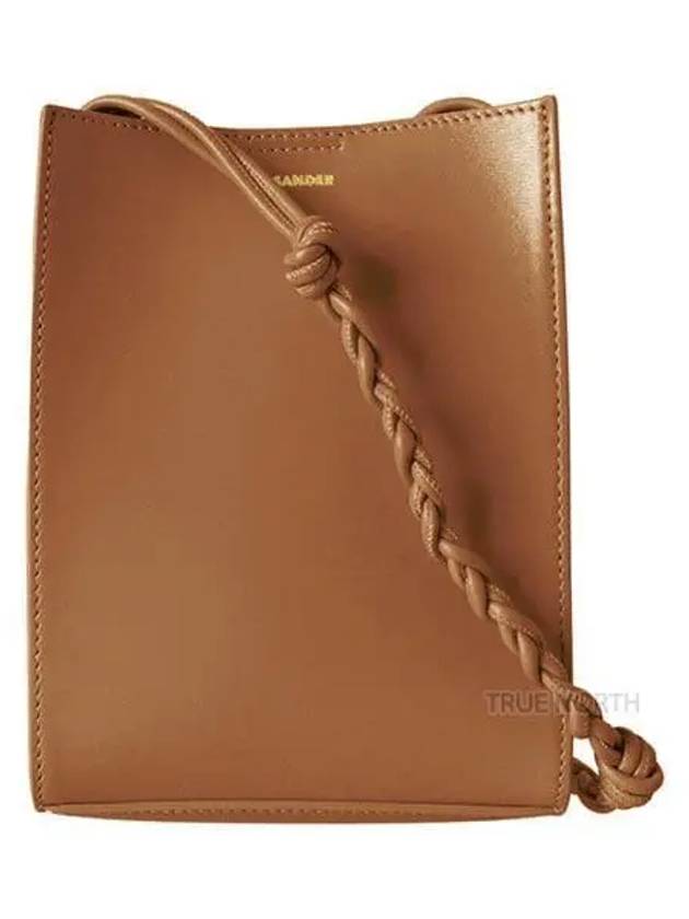 Tangle Smooth Leather Small Cross Bag Brown - JIL SANDER - BALAAN 2