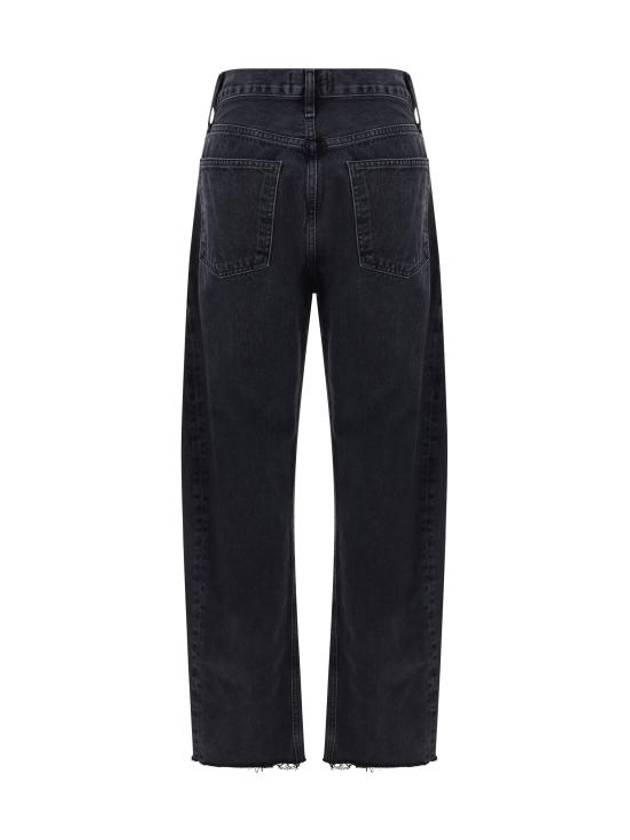 Luna High Rise Pieced Taper Jeans Black - AGOLDE - BALAAN 3