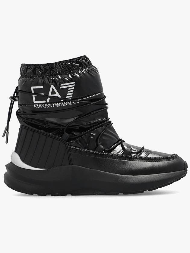 EA7 Emporio Armani Snow Boots With Logo, Men's, Black - EMPORIO ARMANI - BALAAN 1