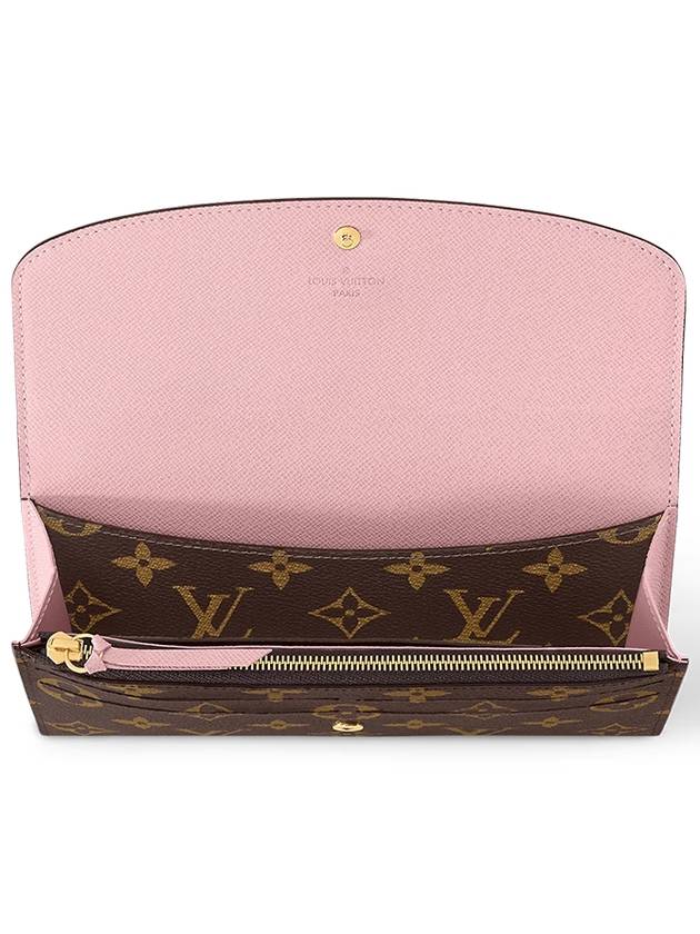 Louis VuittionEmily Monogram Long Wallet Brown - LOUIS VUITTON - BALAAN 4