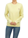 Fox Head Patch Regular Sweatshirt Yellow - MAISON KITSUNE - BALAAN 5