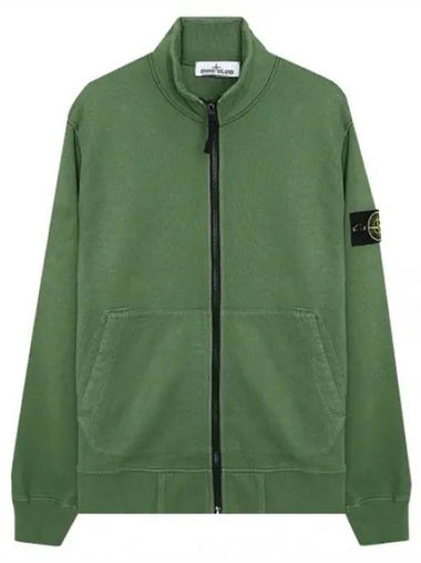 Garment dyeing thermal lining full zip up jacket - STONE ISLAND - BALAAN 1