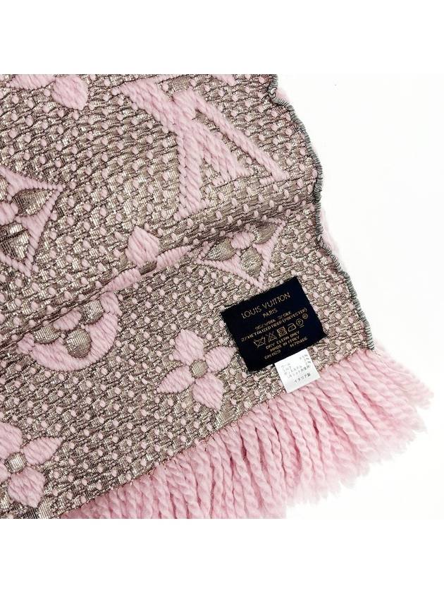 Monogram Light Pink Escharf Logo Mania Muffler 4VLVF22720 - LOUIS VUITTON - BALAAN 9