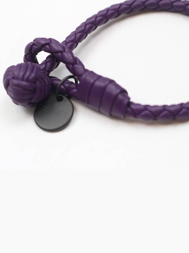 Intrecciato Nappa leather bracelet size S purple 624102 - BOTTEGA VENETA - BALAAN 5