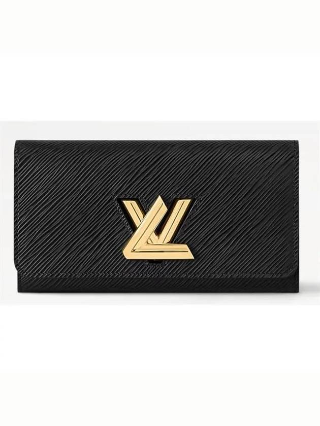 Epi Grain Twist Long Wallet Black - LOUIS VUITTON - BALAAN 2