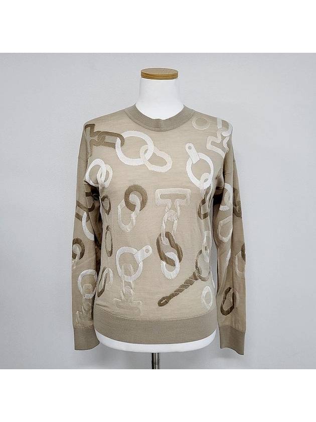 Effet Kaleidoscope Long Sleeve Women Sweater H4H2639DE5H36 - HERMES - BALAAN 1