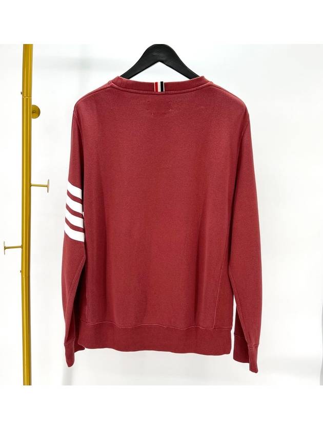 Thom Browne diagonal armband sweatshirt burgundy size 4 - MONCLER - BALAAN 2