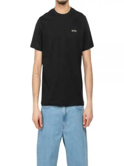 Nolan Short Sleeve T-Shirt Black - A.P.C. - BALAAN 2