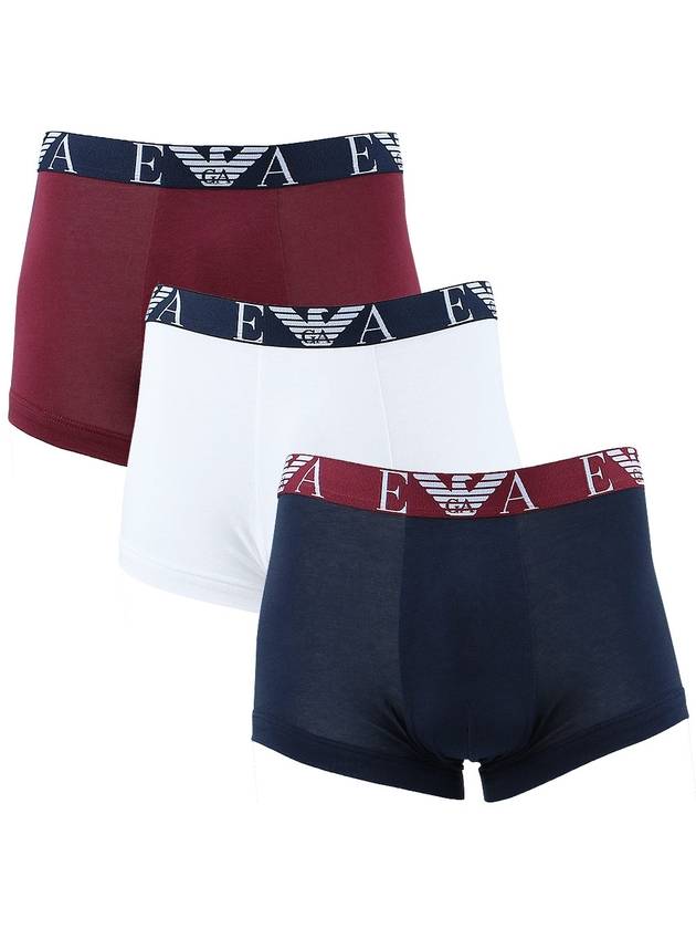 Men's Cotton Boxer Trunk Briefs 3 Packs - EMPORIO ARMANI - BALAAN 2