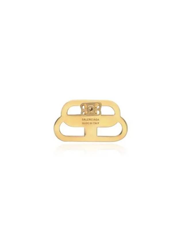 BB Logo Stud Earrings Gold - BALENCIAGA - BALAAN 5