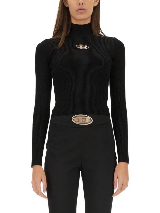 M Valari TN Turtleneck Black - DIESEL - BALAAN 2