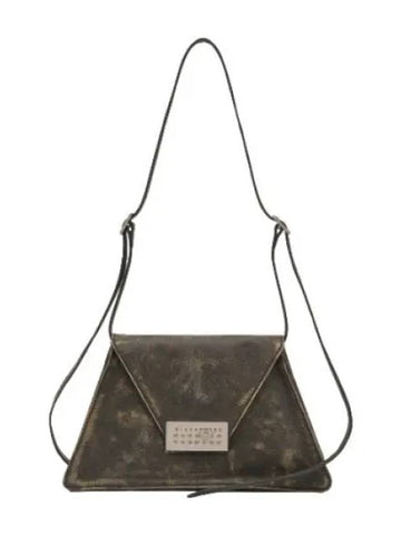 MM6 Medium Numeric Shoulder Bag Black Almond - MAISON MARGIELA - BALAAN 1