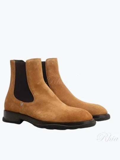 Round Toe Ankle Boots Brown - ALEXANDER MCQUEEN - BALAAN 2