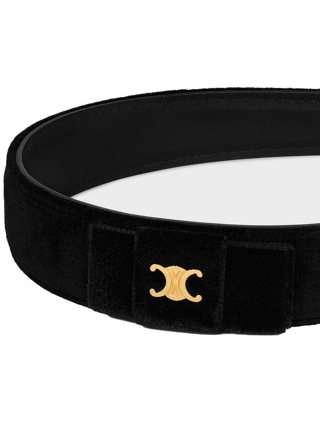 Le Soir Ribbon Headband Black - CELINE - BALAAN 4