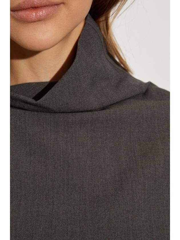 Bottega Veneta Top With Asymmetrical Neckline, Women's, Grey - BOTTEGA VENETA - BALAAN 5