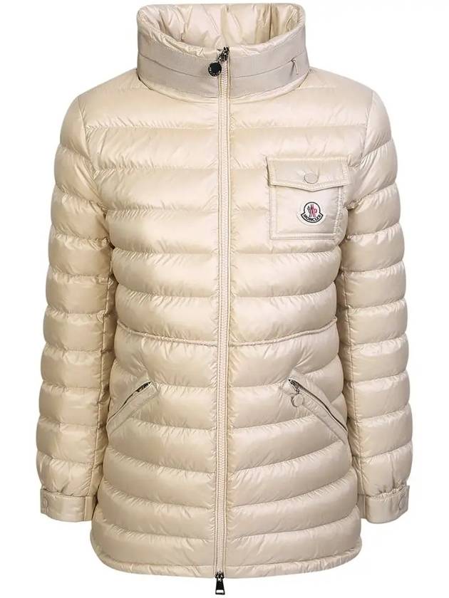 Madine Short Down Jacket Padded Light Beige - MONCLER - BALAAN 3