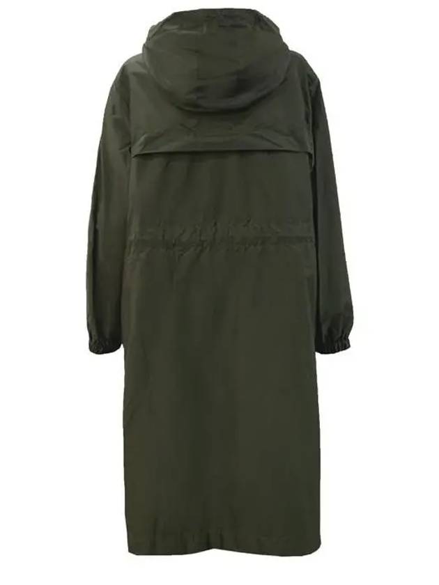 Hiengos Hooded Raincoat Dark Green - MONCLER - BALAAN 3