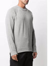 Geelong Wool Embroidery Crewneck Knit Top Light Grey - STONE ISLAND - BALAAN 4