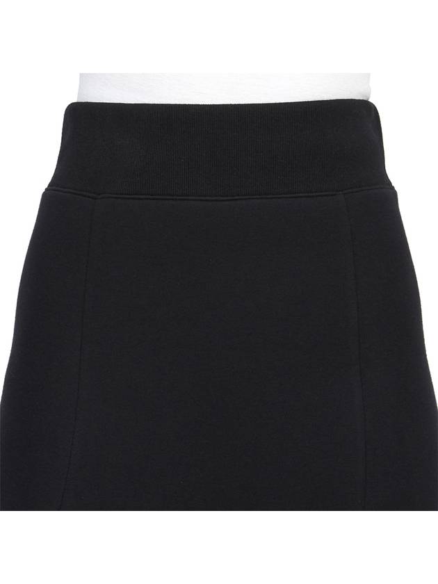 High Waisted Mini Unbalance Skirt Black - SACAI - BALAAN 9