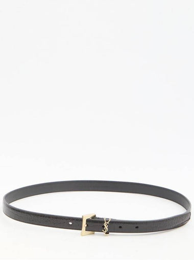 Cassandre Thin Belt - SAINT LAURENT - BALAAN 1