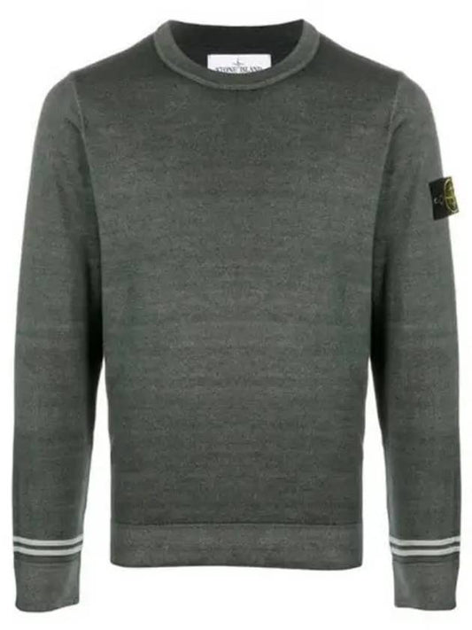 Fast Dye Airbrush Crewneck Knit Top Grey - STONE ISLAND - BALAAN 2