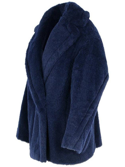 Max Mara 'Olga' Blue Alpaca Blend Coat - MAX MARA - BALAAN 2