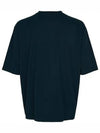 Men's Pigment Dyed Jersey Short Sleeve T-Shirt Dark Sapphire - LEMAIRE - BALAAN 3