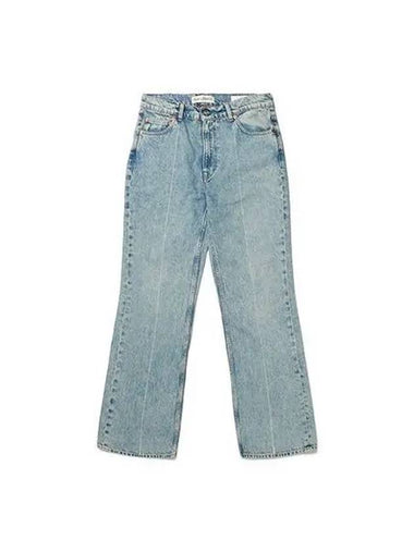 Our Legacy Pants Women s Bleach Crease Bootcut Denim - OUR LEGACY - BALAAN 1