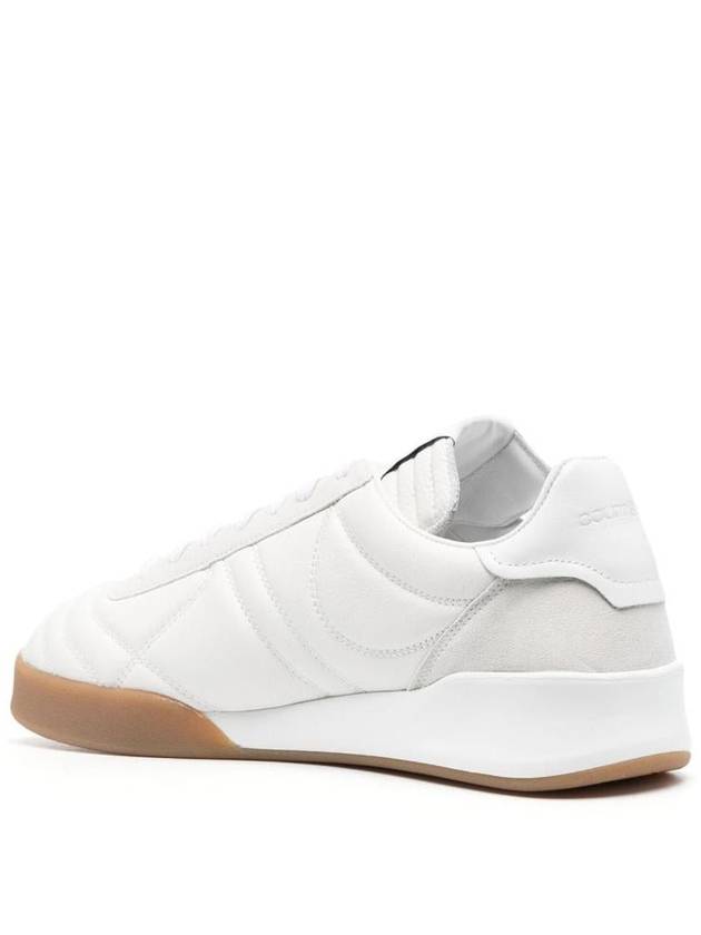 Club 02 Leather Low Top Sneakers White - COURREGES - BALAAN 3