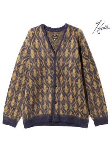 Ornament Mohair Cardigan Purple PU311 - NEEDLES - BALAAN 1