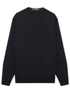 Men's Lens Wappen Diagonal Sweatshirt Black - CP COMPANY - BALAAN 3