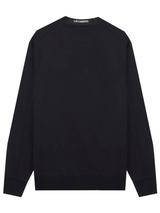 Men's Lens Wappen Diagonal Sweatshirt Black - CP COMPANY - BALAAN 3